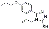 4-ALLYL-5-(4-PROPOXYPHENYL)-4H-1,2,4-TRIAZOLE-3-THIOL Struktur