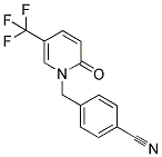 1-(4-CYANOBENZYL)-5-(TRIFLUOROMETHYL)-2-PYRIDONE Struktur