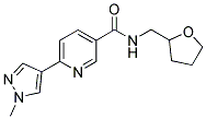 6-(1-METHYL-1H-PYRAZOL-4-YL)-N-(TETRAHYDROFURFURYL)PYRIDINE-3-CARBOXAMIDE Struktur