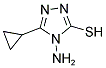 4-AMINO-5-CYCLOPROPYL-4H-[1,2,4]TRIAZOLE-3-THIOL Struktur