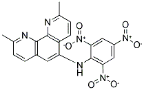 2,9-DIMETHYL-5-(2,4,6-TRINITROANILINO)-1,10-PHENANTHROLINE Struktur