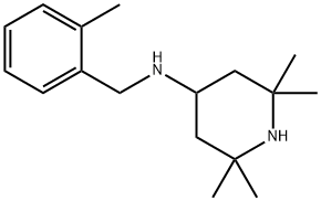 (2-METHYL-BENZYL)-(2,2,6,6-TETRAMETHYL-PIPERIDIN-4-YL)-AMINE Struktur