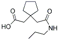 (1-PROPYLCARBAMOYLMETHYL-CYCLOPENTYL)-ACETIC ACID Struktur