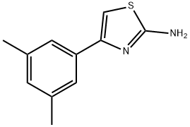 4-(3,5-DIMETHYLPHENYL)THIAZOL-2-YLAMINE Struktur