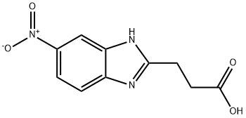 3-(5-NITRO-1 H-BENZOIMIDAZOL-2-YL)-PROPIONIC ACID Struktur