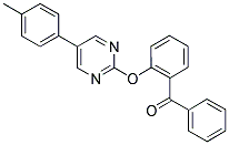 (2-([5-(4-METHYLPHENYL)PYRIMIDIN-2-YL]OXY)PHENYL)(PHENYL)METHANONE Struktur