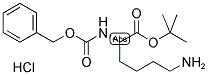 Z-LYS-OTBU HCL Struktur