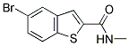 5-BROMO-N-METHYL-1-BENZOTHIOPHENE-2-CARBOXAMIDE Struktur