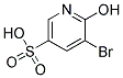 3-BROMO-2-HYDROXYPYRIDINE-5-SULFONIC ACID Struktur