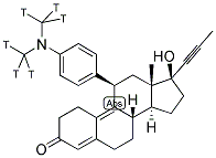 MIFEPRISTONE, [N-METHYL-3H] Struktur