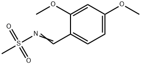 N-(2,4-DIMETHOXY-BENZYLIDENE)-METHANESULFONAMIDE Struktur