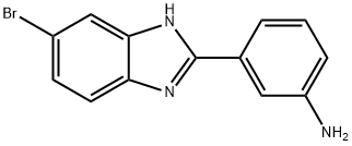 3-(5-BROMO-1 H-BENZOIMIDAZOL-2-YL)-PHENYLAMINE Struktur