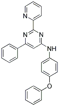 (4-PHENOXY-PHENYL)-(6-PHENYL-2-PYRIDIN-2-YL-PYRIMIDIN-4-YL)-AMINE Struktur