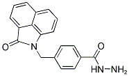 4-(2-OXO-2H-BENZO[CD]INDOL-1-YLMETHYL)-BENZOIC ACID HYDRAZIDE Struktur