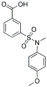 3-[(4-METHOXY-PHENYL)-METHYL-SULFAMOYL]-BENZOIC ACID Struktur