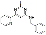 N-BENZYL-2-METHYL-6-PYRIDIN-2-YLPYRIMIDIN-4-AMINE Struktur