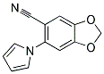 1,3-BENZODIOXOLE-5-CARBONITRILE, 6-(1H-PYRROL-1-YL)- Struktur