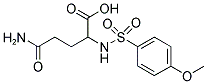 4-CARBAMOYL-2-(4-METHOXY-BENZENESULFONYLAMINO)-BUTYRIC ACID Struktur