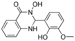 3-HYDROXY-2-(2-HYDROXY-3-METHOXY-PHENYL)-2,3-DIHYDRO-1H-QUINAZOLIN-4-ONE Struktur