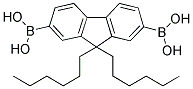 9,9-DIHEXYLFLUORENE-2,7-DIBORONIC ACID Struktur