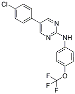 5-(4-CHLOROPHENYL)-N-[4-(TRIFLUOROMETHOXY)PHENYL]PYRIMIDIN-2-AMINE Struktur