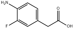 (4-AMINO-3-FLUORO-PHENYL)-ACETIC ACID Struktur