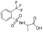 2-(2-TRIFLUOROMETHYL-BENZENESULFONYLAMINO)-PROPIONIC ACID Struktur