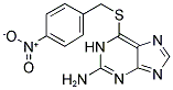 2-AMINO-S-(4'-NITROBENZYL)-6-THIOPURINE Struktur