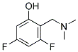 2,4-DIFLUORO-6-HYDROXY-N,N-DIMETHYLBENZYLAMINE Struktur