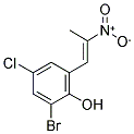 1-(3-BROMO-5-CHLORO-2-HYDROXYPHENYL)-2-NITROPROPENE Struktur