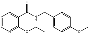 2-ETHOXY-N-(4-METHOXYBENZYL)NICOTINAMIDE Struktur