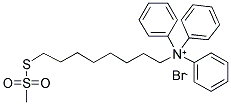 8-(TRIPHENYLAMMONIUM)OCTYL METHANETHIOSULFONATE BROMIDE Struktur