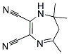 5,7,7-TRIMETHYL-6,7-DIHYDRO-1H-1,4-DIAZEPINE-2,3-DICARBONITRILE Struktur