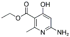 6-AMINO-4-HYDROXY-2-METHYL-NICOTINIC ACID ETHYL ESTER Struktur