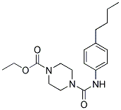 ETHYL 4-(N-(4-BUTYLPHENYL)CARBAMOYL)PIPERAZINECARBOXYLATE Struktur