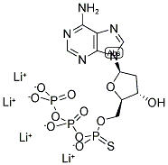 2'-DEOXYADENOSINE-5'-O-(1-THIOTRIPHOSPHATE) LITHIUM SALT Struktur