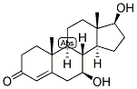 4-ANDROSTEN-7-BETA, 17-BETA-DIOL-3-ONE Struktur