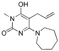 5-ALLYL-4-AZEPAN-1-YL-6-HYDROXY-1-METHYLPYRIMIDIN-2(1H)-ONE Struktur