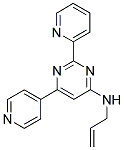 N-ALLYL-2-PYRIDIN-2-YL-6-PYRIDIN-4-YLPYRIMIDIN-4-AMINE Struktur