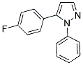 5-(4-FLUOROPHENYL)-1-PHENYL-1H-PYRAZOLE Struktur