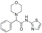 2-MORPHOLINO-2-PHENYL-N-(1,3-THIAZOL-2-YL)ACETAMIDE Struktur