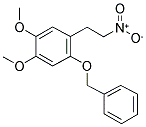 1-(2-BENZYLOXY-4,5-DIMETHOXYPHENYL)-2-NITROETHANE Struktur