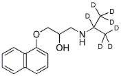 4-HYDROXYPROPRANOLOL-D7 HCL (ISO-PROPYL-D7) Struktur