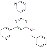 N-BENZYL-2,6-DIPYRIDIN-3-YLPYRIMIDIN-4-AMINE Struktur