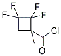 2,2,3,3-TETRAFLUORO-1-(METHYL)CYCLOBUTANECARBONYL CHLORIDE Struktur