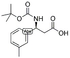 BOC-(S)-3-AMINO-3-(3-METHYL-PHENYL)-PROPIONIC ACID Structure