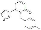 1-(4-METHYLBENZYL)-6-THIEN-3-YLPYRIDIN-2(1H)-ONE Struktur