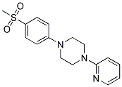 1-[4-(METHYLSULFONYL)PHENYL]-4-PYRIDIN-2-YLPIPERAZINE Struktur