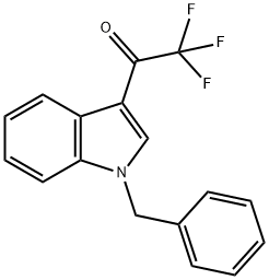 1-(1-BENZYL-1H-INDOL-3-YL)-2,2,2-TRIFLUORO-1-ETHANONE Struktur