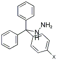 HYDRAZINE TRITYL POLYSTYRENE RESIN Struktur